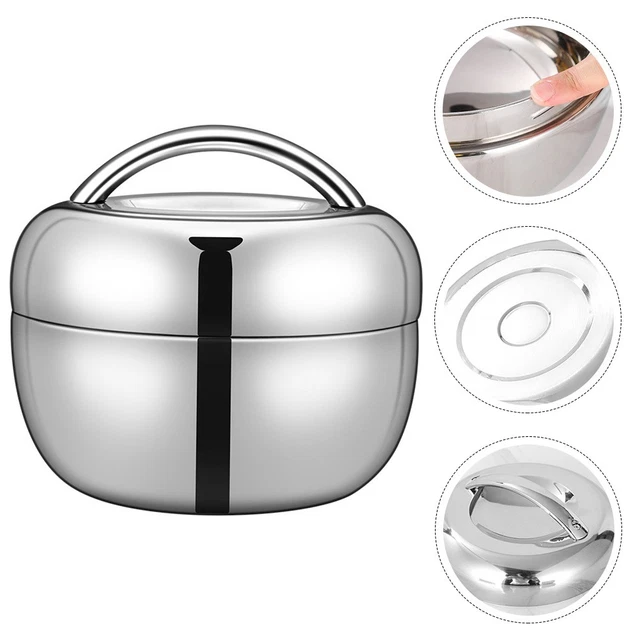 CONTENITORE PER ALIMENTI portatile Lunchbox a doppio strato Contenitore