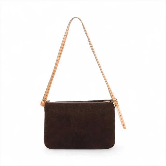 CELINE MACADAM SUEDE one shoulder bag $619.09 - PicClick CA