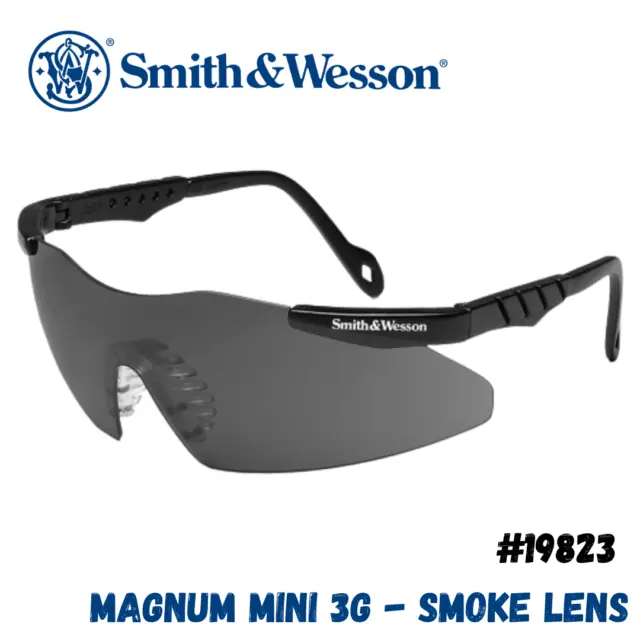 Smith & Wesson Magnum Mini 3G Safety Glasses (#19823) - Smoke Lens