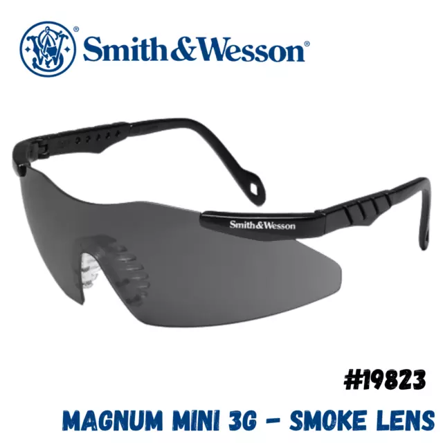 Smith & Wesson Magnum Mini 3G Safety Glasses (#19823) - Smoke Lens