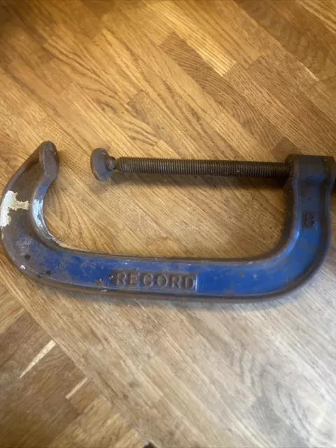 Record 8 Inch G Clamp Used Inc Vat