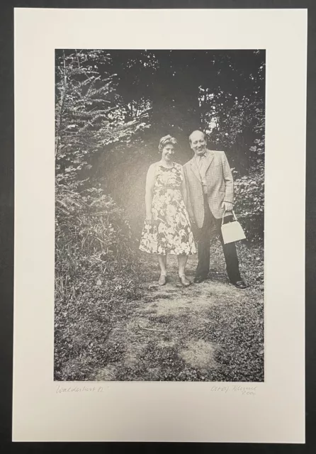 Anna und Bernhard Blume Waldeslust Offsetdruck 2000 handsigniert