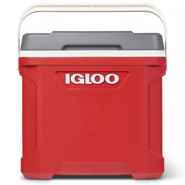 Igloo Latitude 30 Cool Box Portable Camping Festival Ice Cooler Red