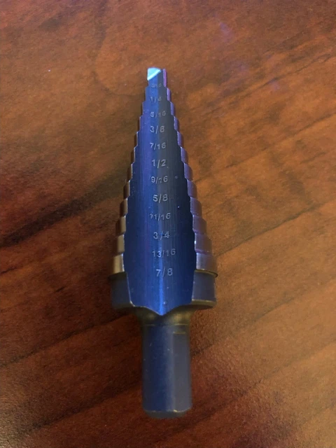 IRWIN Unibit #4 Step Drill Bit (3/16-in to 7/8-in) NEW - NO BOX FREE SHIPPING