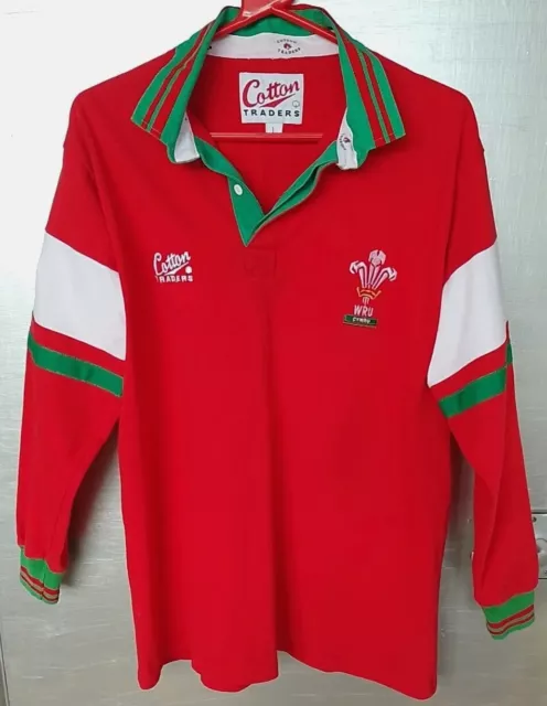 WALES 1994 COTTON Traders Rugby Shirt/Jersey, Size Large. £99.99 ...