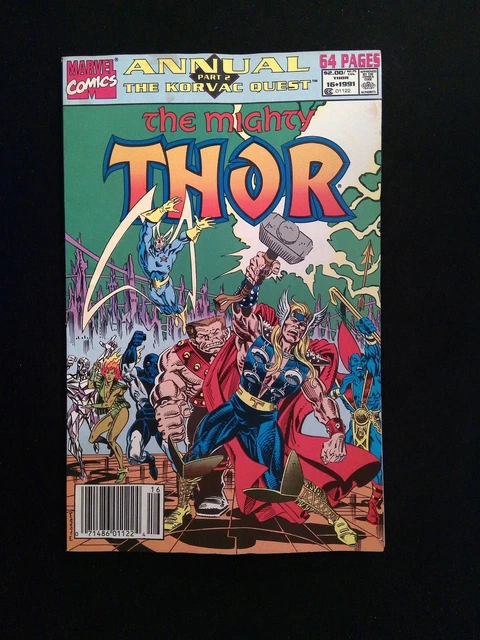 Thor Annual #16  MARVEL Comics 1991 VF- NEWSSTAND