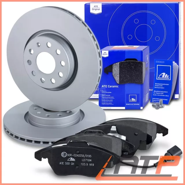 Ate Brake Discs Vented Ø312+Ceramic Pads Front For Audi A3 8P 03-13