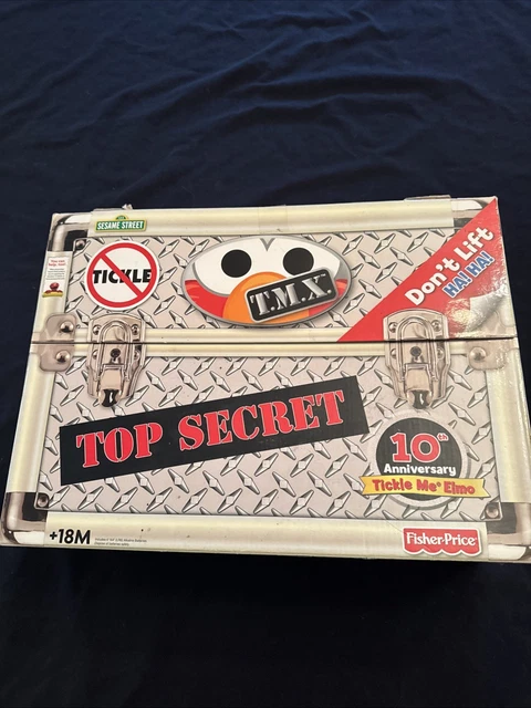 ELMO TMX TOP Secret 10th Anniversary Tickle Me Box Included £10.78 ...