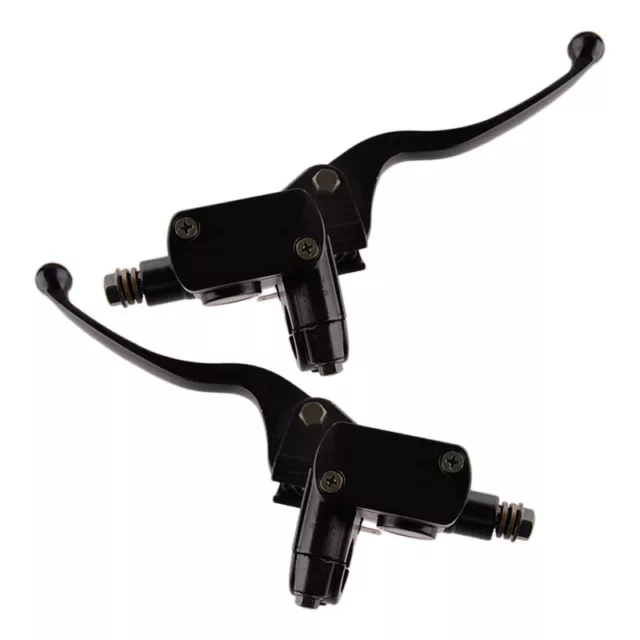 2Pc Cylindre De Frein Maître Levier Fit Pour JMStar Jonway YY250T Scooter Noir