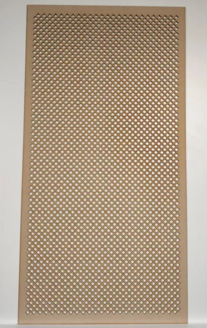 Radiator Cabinet Decorative Screening Perforated 3,4 & 6mm thick MDF lasercut D5