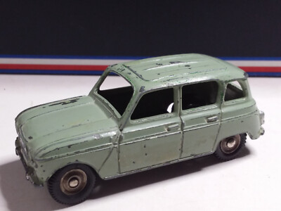 Dinky 0695 MINIATURE RENAULT 4L Pneus neufs DINKY TOYS sans Boite PEINTURE ORIGINE 
