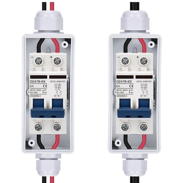 Boîte De Déconnexion électrique 60A 120/240V AC - Non Fusible, Métal, Cadenassable - Neuf