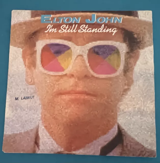 Elton John - I’m Still Standing- RARE French 7” Vinyl Single With Picture Sleeve