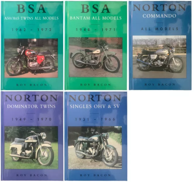 BSA A50 A65 Twins All Models 1962-1972 Roy Bacon Motorbike Books Select Copy