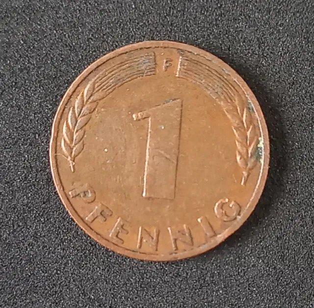 Münze, BRD, 1 Pfennig, 1950, F