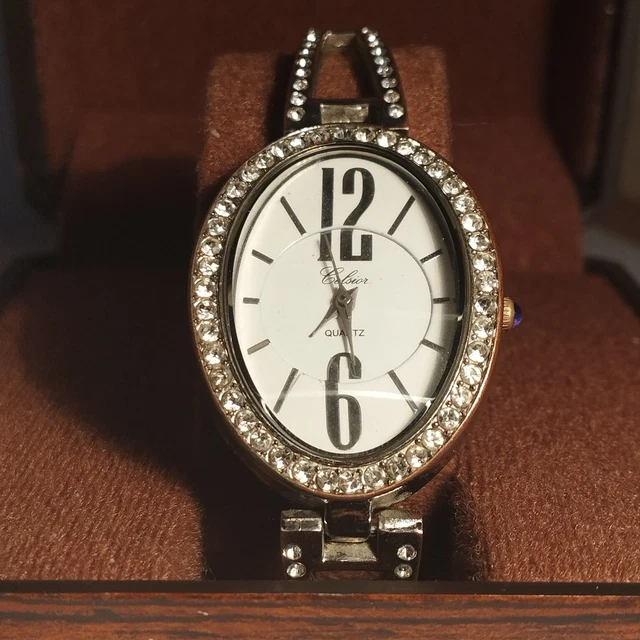Montre Femme Sunkta Dream – Boîtier Doré, Strass, étanche 30m, Jamais Portée