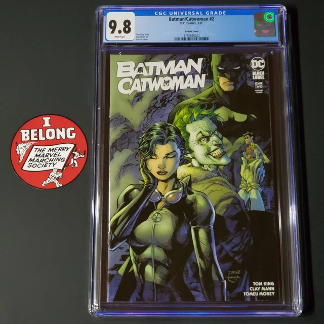 Batman Catwoman #2 Jim Lee Variant DC Black Label CGC 9.8 Combine Shipping