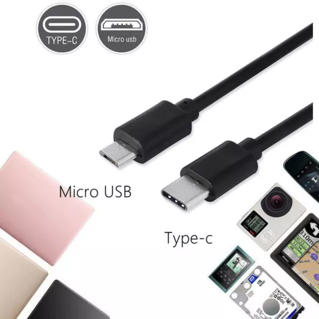 USB-C Typ C zu Micro USB Stecker Sync OTG Ladedatenübertragungskabel Kabel Good 2