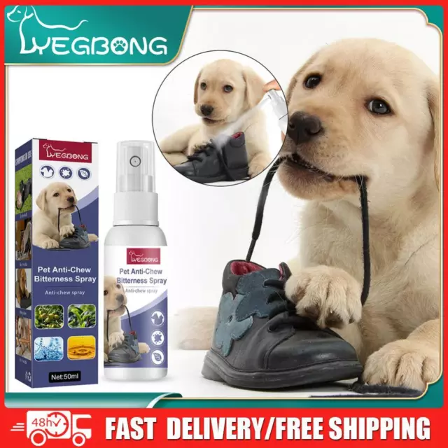 Productos para mascotas en aerosol amargo natural para perros aceite de árbol de té cachorro para muebles alfombras