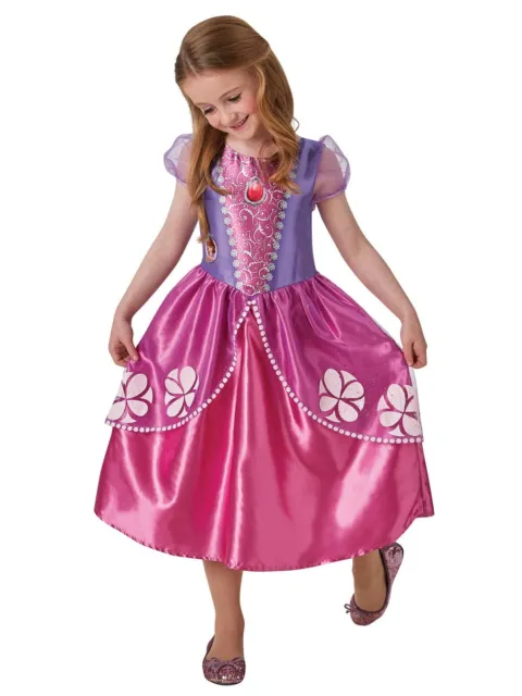 Princess Sofia Pink Costume Girls Kids Official DIsney Junior Sofia the First