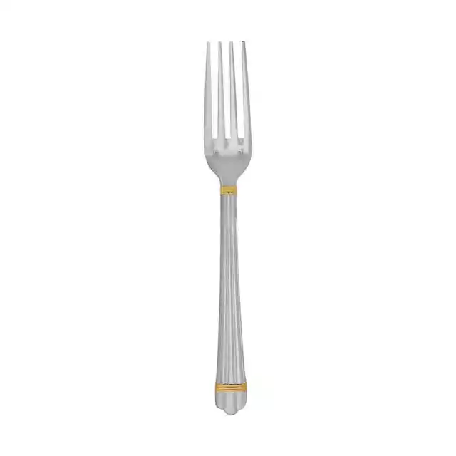 Christofle Silver Plated Aria Gold Dinner Fork 1022-003