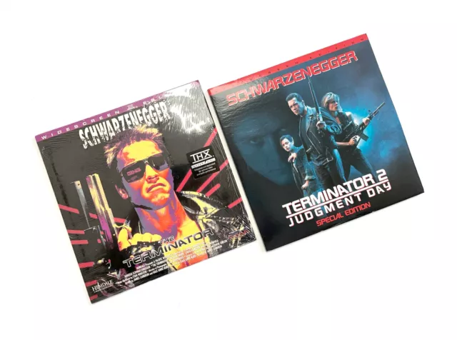 The Terminator (1984) + Terminator 2 (1991) THX Widescreen Letterboxed Laserdisc
