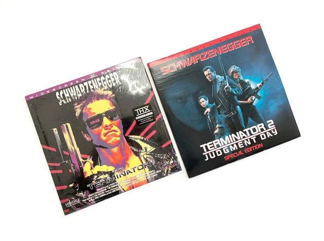 The Terminator (1984) + Terminator 2 (1991) THX Widescreen Letterboxed Laserdisc The Terminator (1984) + Terminator 2 (1991) THX Widescreen Letterboxed Laserdisc