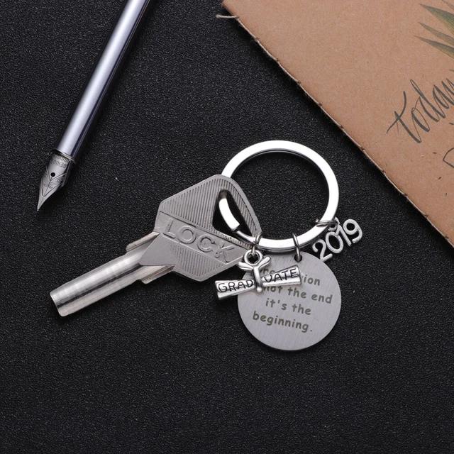 2019 Graduation Hanging Pendant Keychains Metal Keychain Key Chain 12