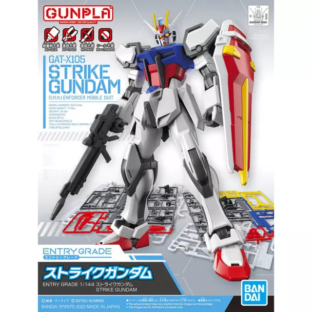 Bandai Entry Grade 1/144 Strike Gundam (3L) Kit 63491