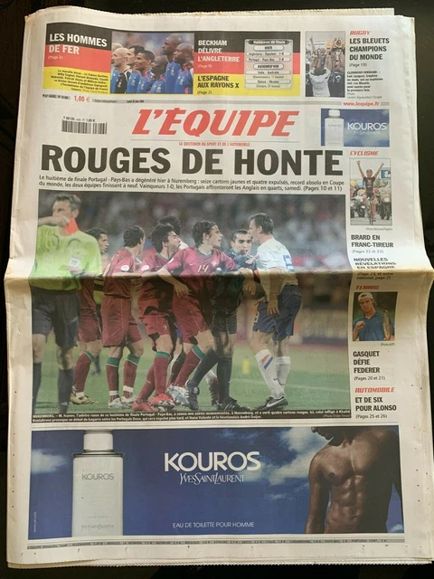 L'Equipe Journal 10/06/2006; Coupe du Monde Football; Allemagne-Costa
