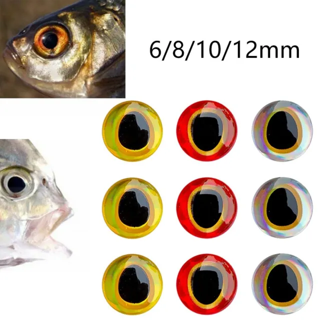 6MM HOLOGRAPHIC DIY Eyes Fishing Lure Eyes Artificial Fish Eyes 3D