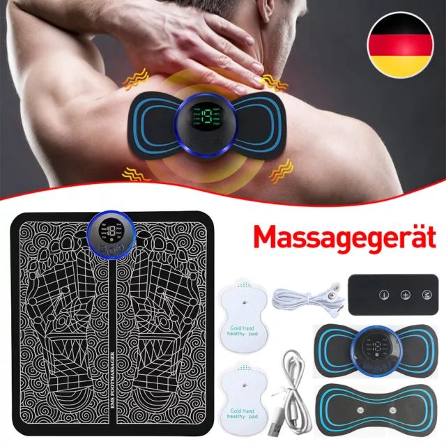 Elektrisches Fußmassagegerät Blutmuskelzirkulations EMS Pad Linderung Schmerzen