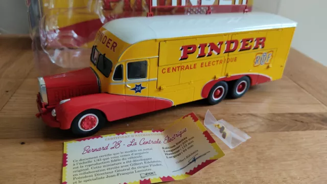 Ixo Pinder Circus Bernard 28 Electrical Generator Truck, 1:43, New