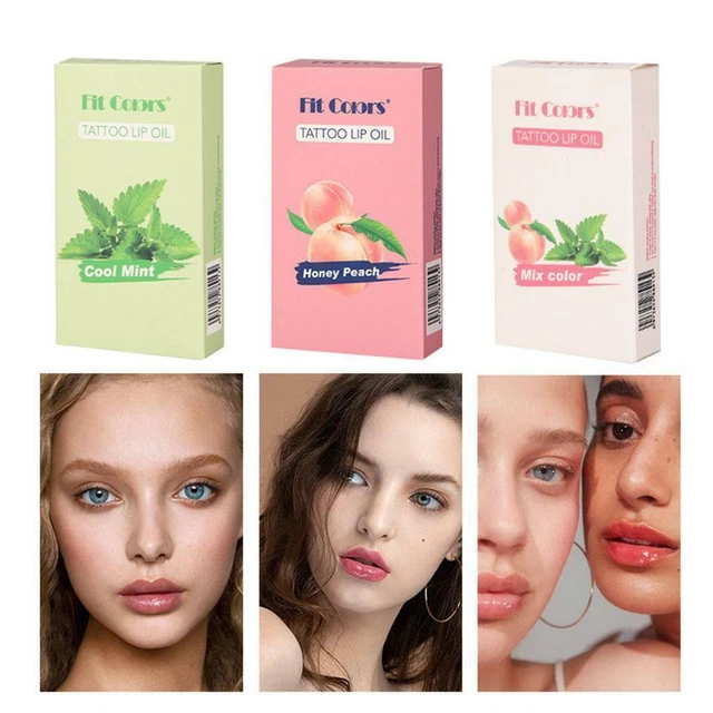 20x/juego de 20x aceite labial brillo labial hisopo algodón impermeable brillo líquido taza labial Q2Q1