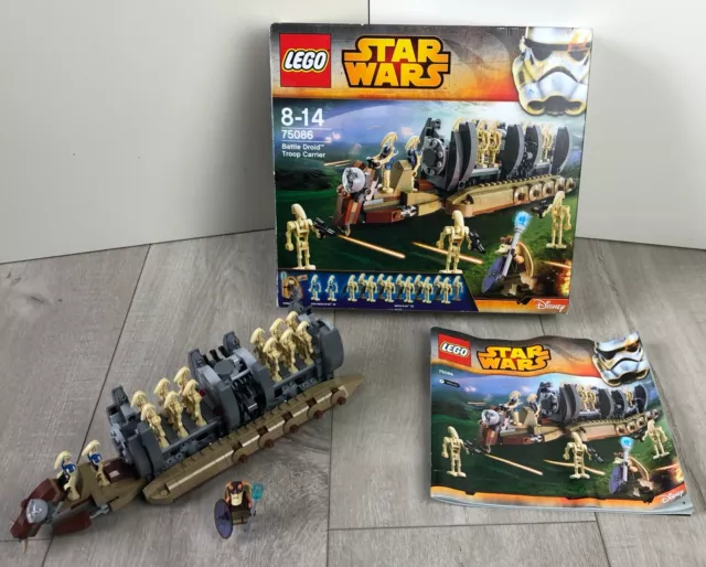 Lego Star Wars 75086 " Battle Droid Troop Carrier " - Boîte et Notice