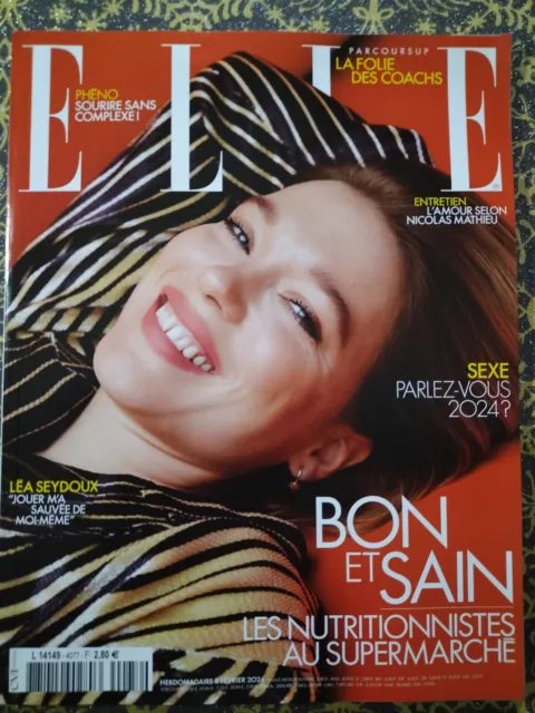 ELLE -2024- Léa SEYDOUX  le SEXE et la LINGERIE