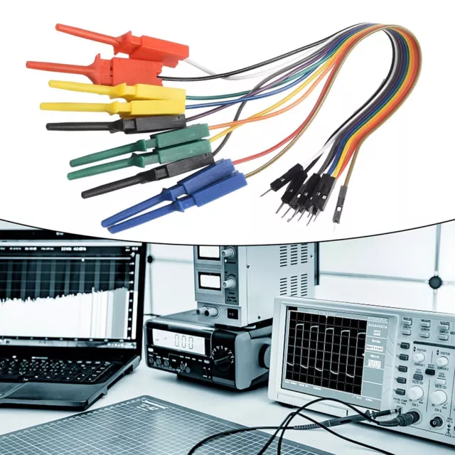 Kit de pinces à crochet à connexion facile câble analyseur logique longueur 3