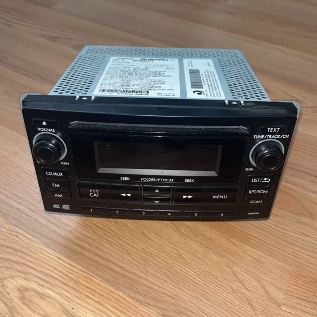 Subaru Clarion Stock Car CD Player Model No. PF-3386A-A 2012