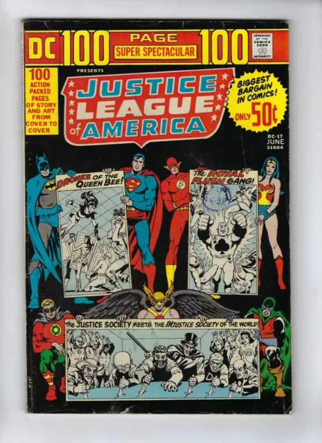 DC 100 PAGE SUPER SPECTACULAR # DC-17 (JUSTICE LEAGUE of AMERICA, June 1973) FN-