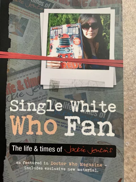 Doctor Who Single White Who Fan Paperback Book