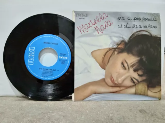 Mariella Nava  - Ora  Si Puo Dormire  1987 45 Giri Italy  Ottimo 2