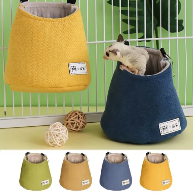 Hamster Hanging Bed Squirrel Bed Cage Small Animals Sleeping Bag Warm Pouch