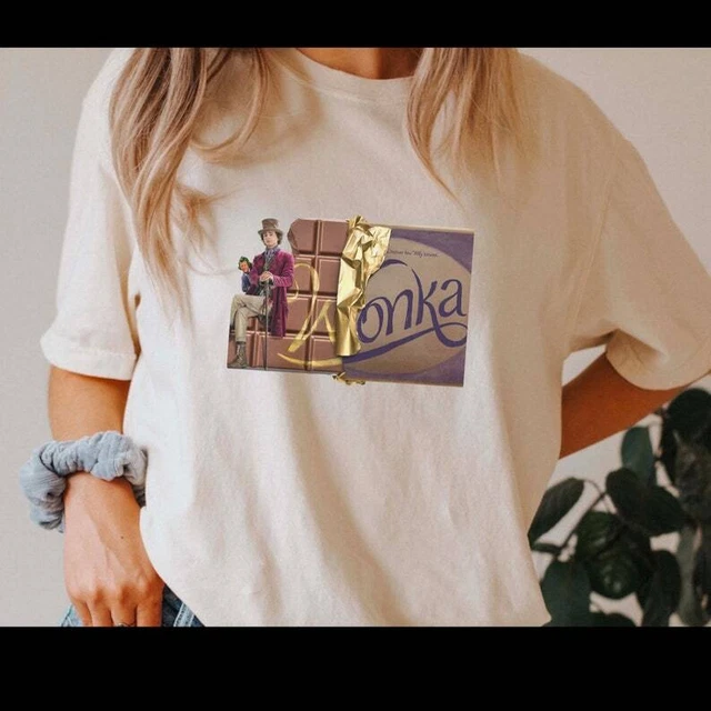 WONKA 2025 CHOCOLATE Bar TShirt Timothee Chalamet EUR 26,55 PicClick DE