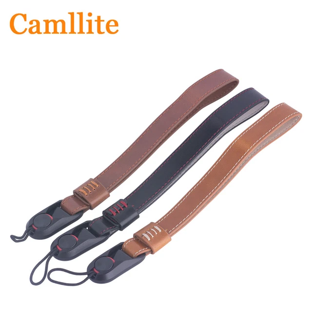 Camllite Quick Release Leather Camera Wrist Strap For Canon Nikon Sony Fujifilm