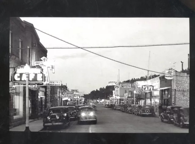 Real Photo Williams Arizona Route 66 Downtown Street Scene Postcard Copy