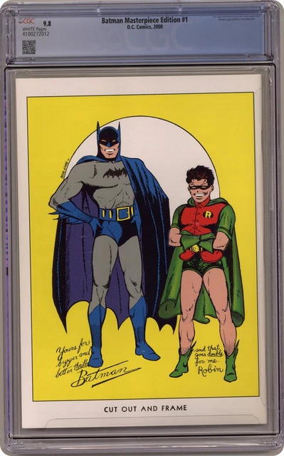 Batman Masterpiece Edition Reprint #1 CGC 9.8 2000 4100272012 2