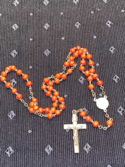 Antik ROSENKRANZ  Jesus Kreuz Kruzifix                               #2