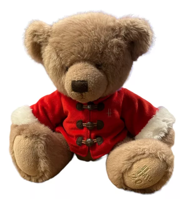 Harrods Sebastian Teddy Bear Christmas Footdated 2013 Collectable Soft Plush Toy