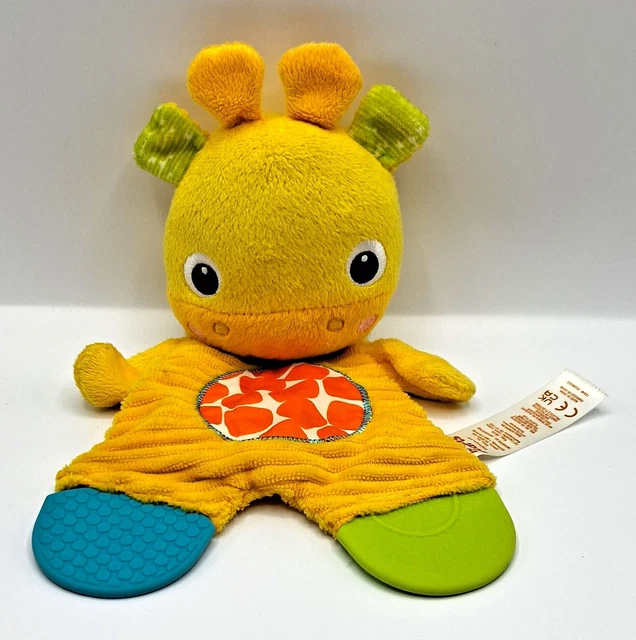 Y Teether BRIGHT STARTS GIRAFFE Plush Teething Toy Comforter, Textured Teether £ ...