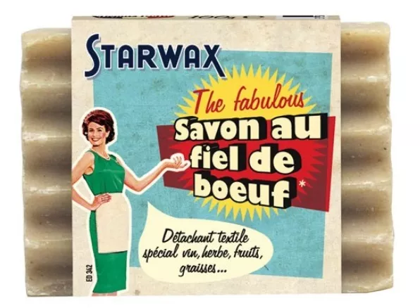 SAVON DETACHANT AU FIEL DE BOEUF STARWAX 21036 détache textile délicat ss abimer